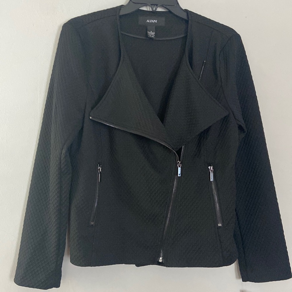 Alfani Deep Black Jacket.  NWT. Size S